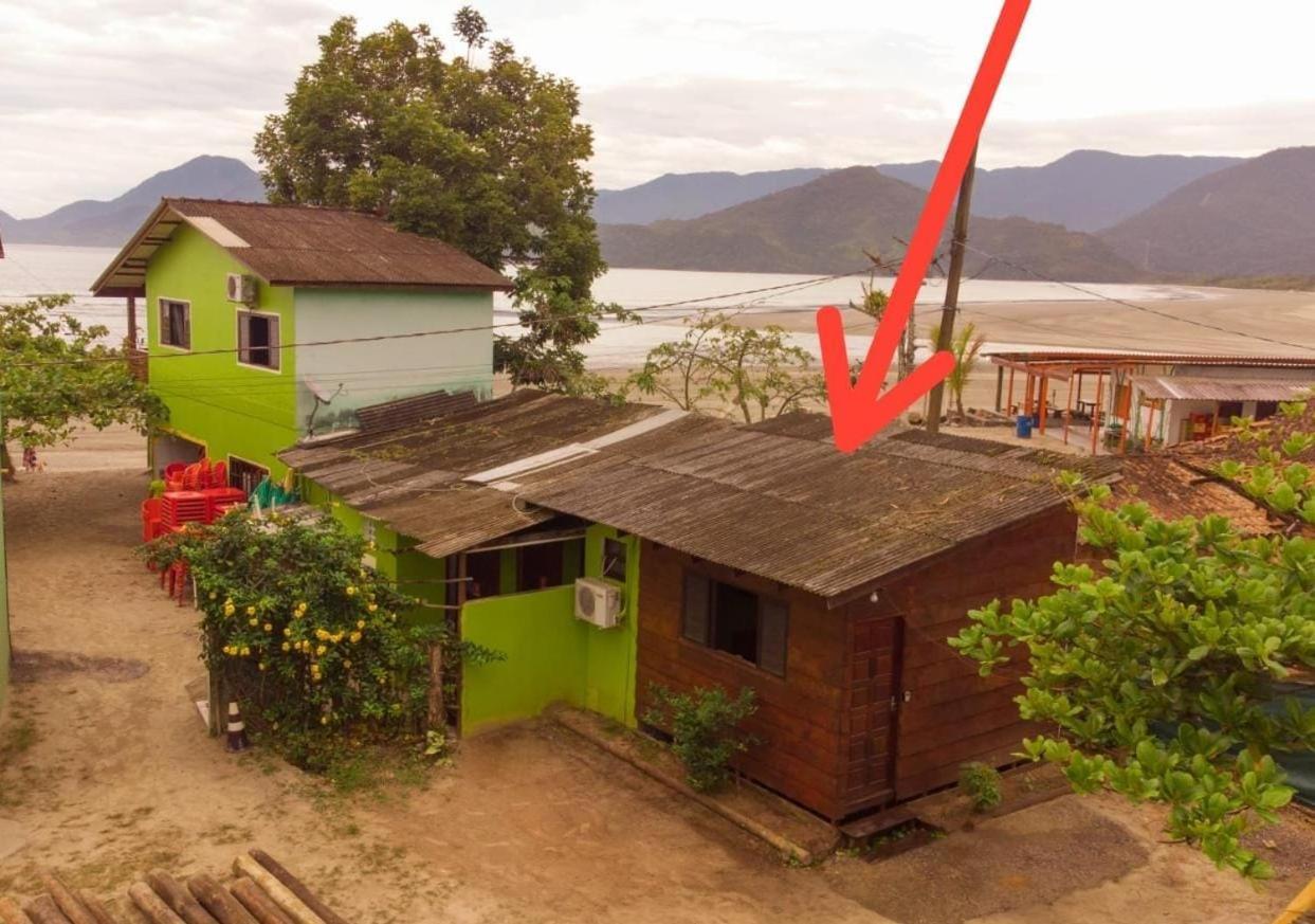 827 Chale Pe Na Areia, Completo Na Praia Do Estaleiro Em Ubatuba - 1 Dormitorio, 1 Banheiro, 1 Vaga De Garagem Ngoại thất bức ảnh
